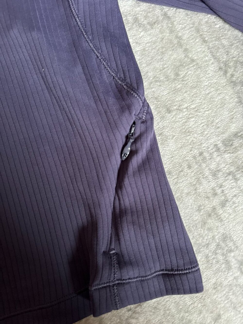 Lululemon It's Rulu Run Ripped Cropped Half Zip - Picture 6 of 10